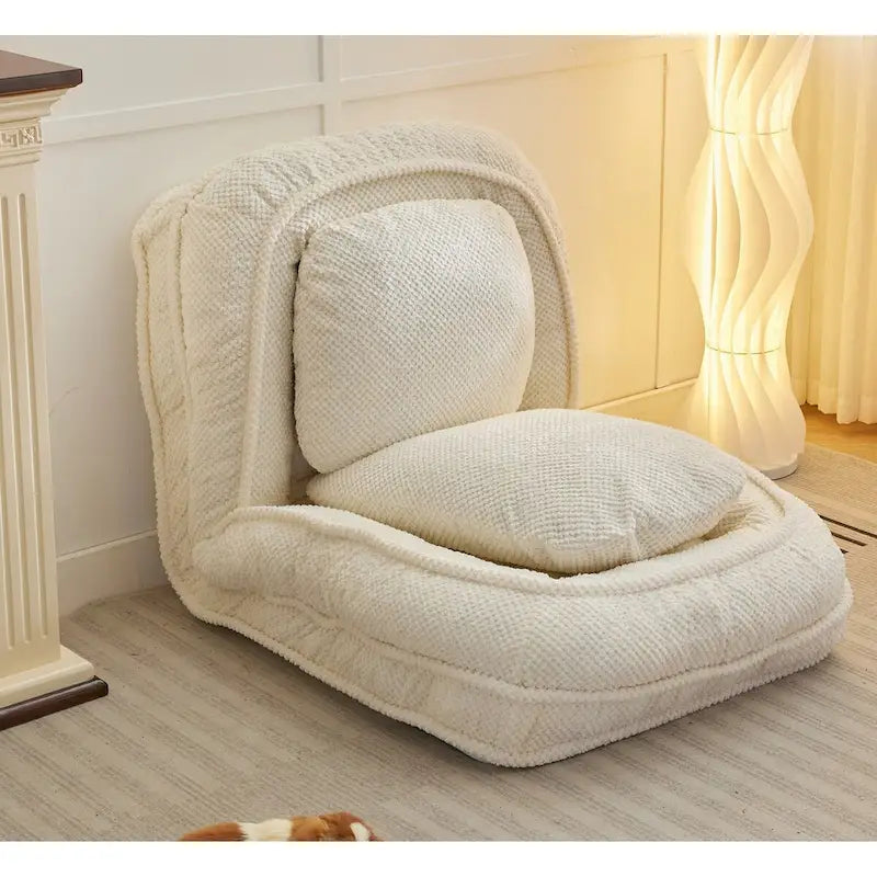 Canapé inclinable, 5 positions réglables, pour s’asseoir, dormir, plier, idéal pour la chambre ou le salon