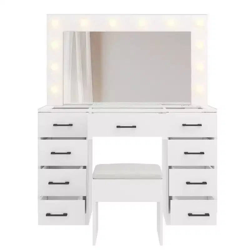 Witte kaptafelset