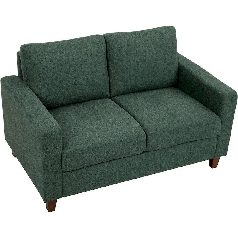 Milesin moderni vuosisadan puolivälin rakkausistuin, 2-istuttava sohva käännettävillä selkätyynyillä, suuri