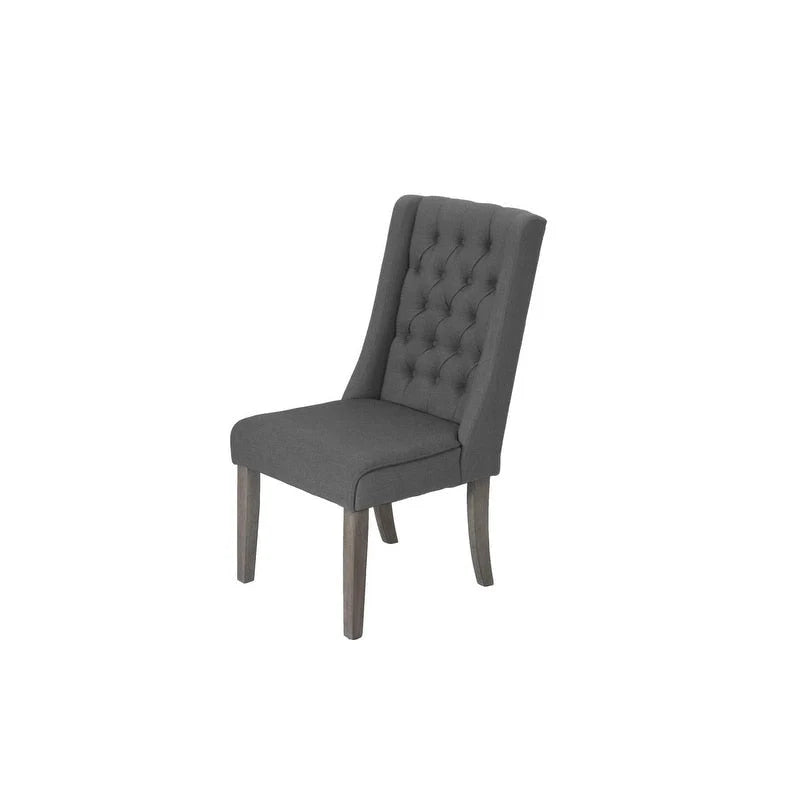 Best Quality Furniture 9-teiliges rustikales ausziehbares graues Esszimmer-Set