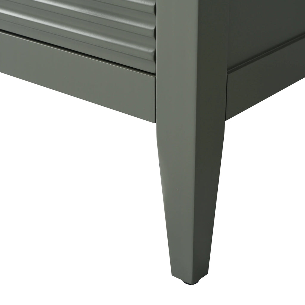 Vanity Art 72 badkamermeubel met dubbele wastafel en blad van composietmarmer