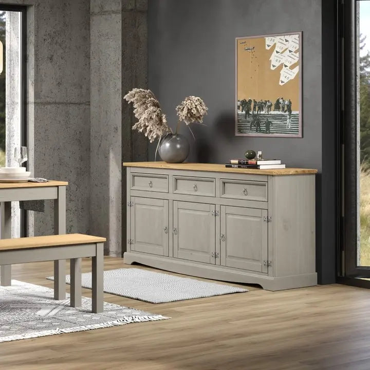 65 Wood Buffet Sideboard Farmhouse - Corona Collection