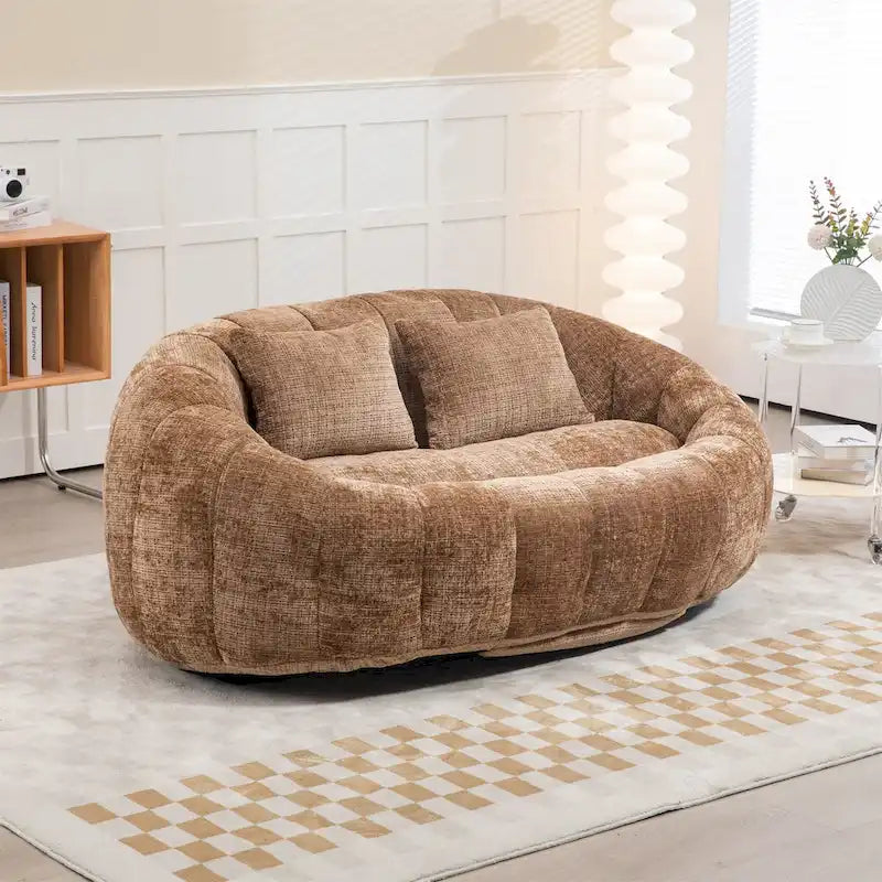 Sitzsack aus Chenille, Relaxsofa