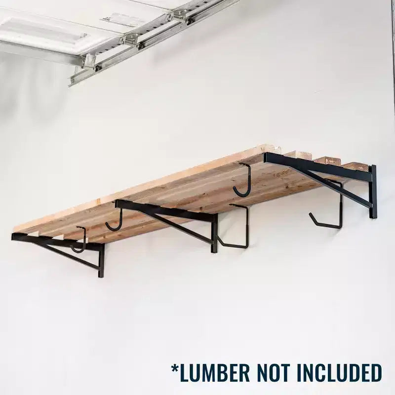 StoreYourBoard 61 × 244 cm DIY-Wandregalhalterungen | Robustes Garagen-Wandregal