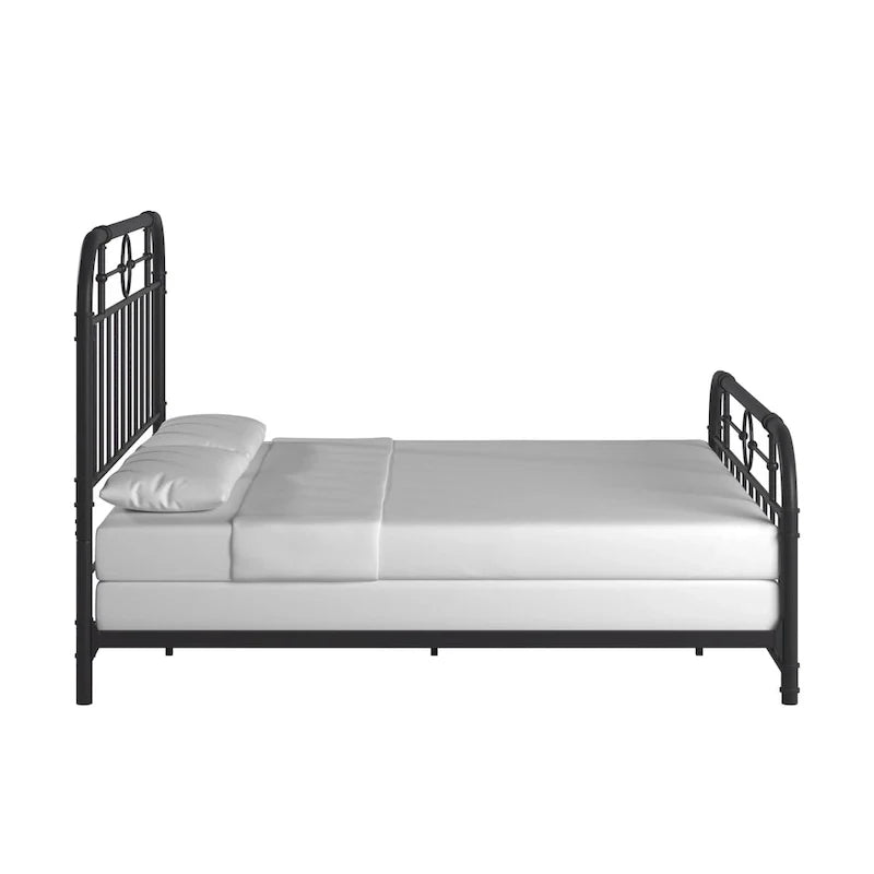 Black Metal Bed