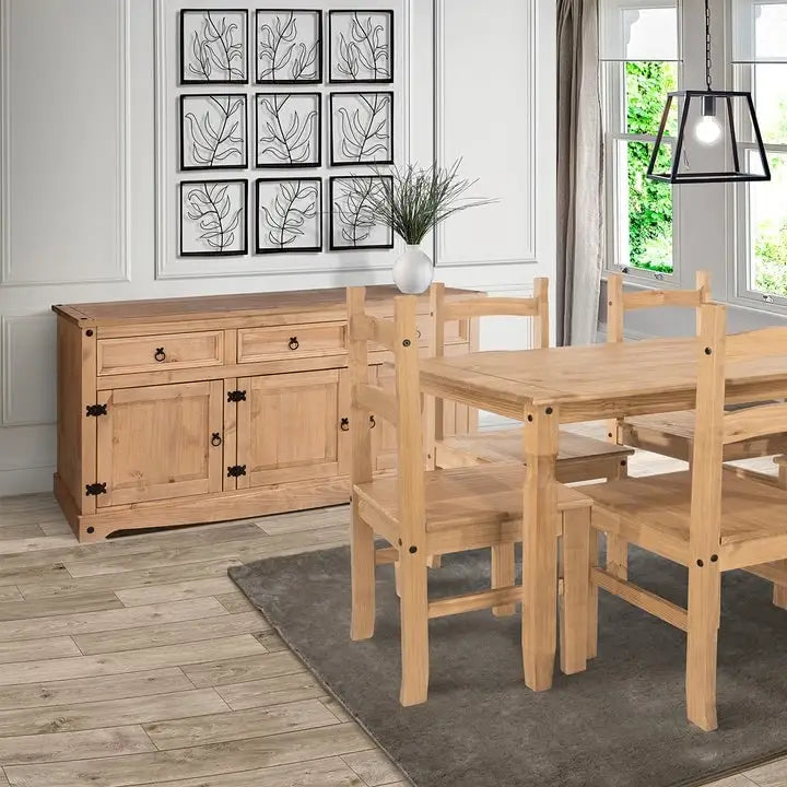 65 Wood Buffet Sideboard Farmhouse - Corona Collection