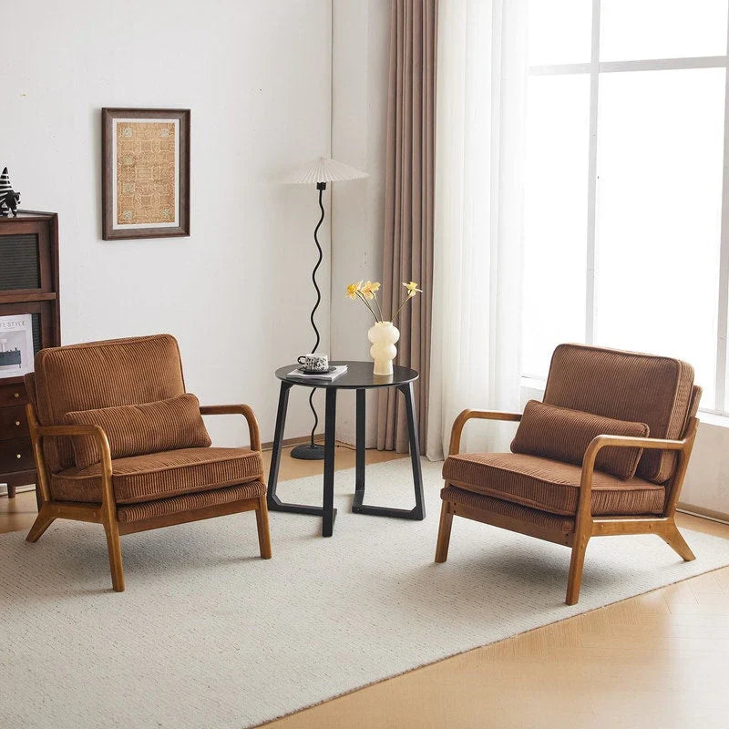 Mid Century Modern Upholstered Accent Chair