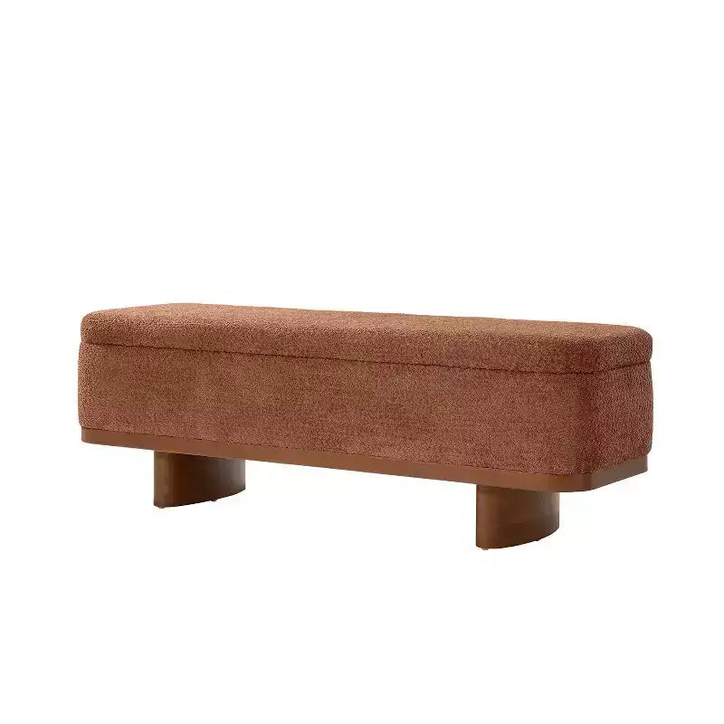 Clara Simple Assemble Flip Top Bench with Solid Wood Frame|HULALA HOME