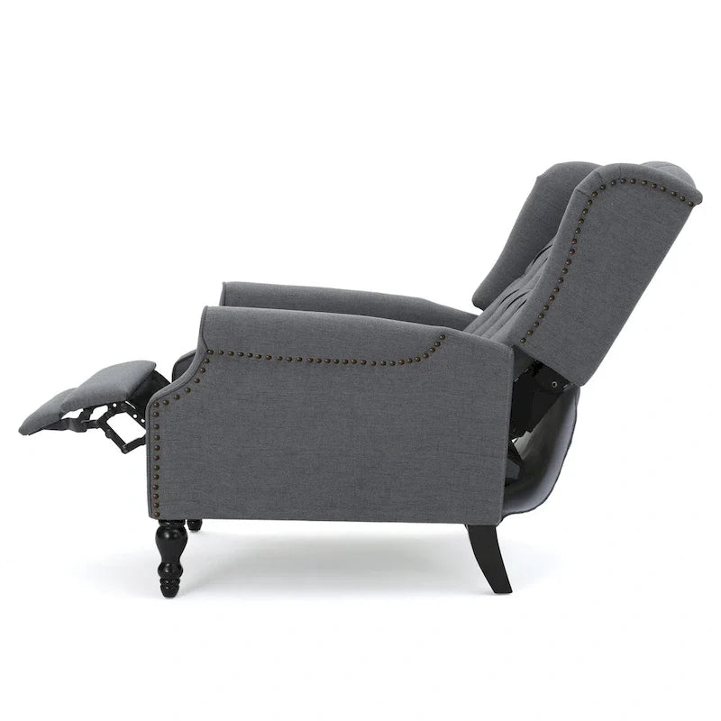 Poltrone reclinabili in tessuto trapuntato Walter (set di 2) di Christopher Knight Home