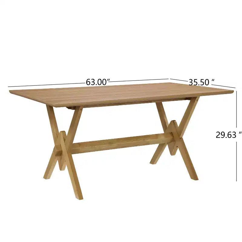 Set da pranzo moderno di metà secolo Christopher Knight Home Simon, 5 pezzi, in legno di caucciù con sedie imbottite in bouclé