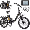 Costway összecsukható elektromos mountain bike felnőtteknek, 20 colos kövér gumikkal, 750 W-os kefe nélküli motorral, 54 V 13 Ah, UL2849