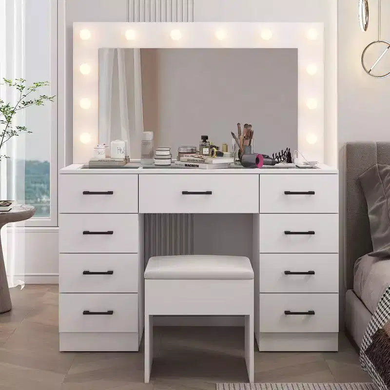 Witte kaptafelset