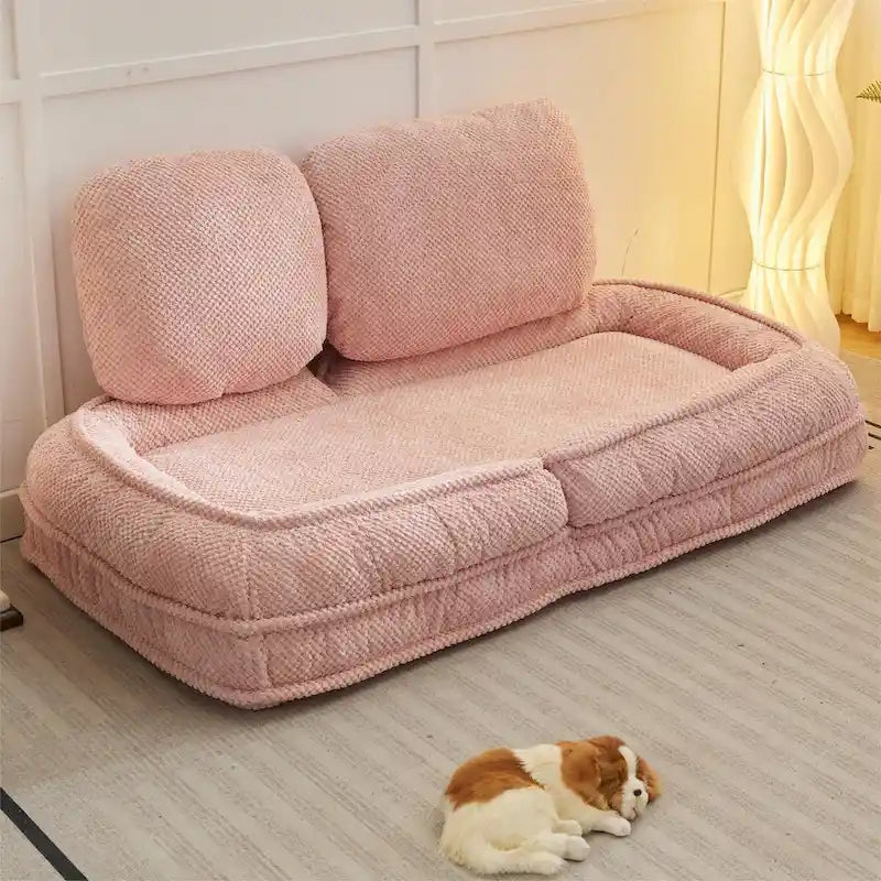 Canapé inclinable, 5 positions réglables, pour s’asseoir, dormir, plier, idéal pour la chambre ou le salon