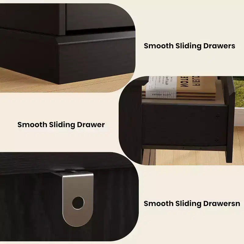 Armoire de rangement à 8 tiroirs, commode avec tiroirs profonds, grand placard à dessus large pour salon, couloir, chambre d'enfant