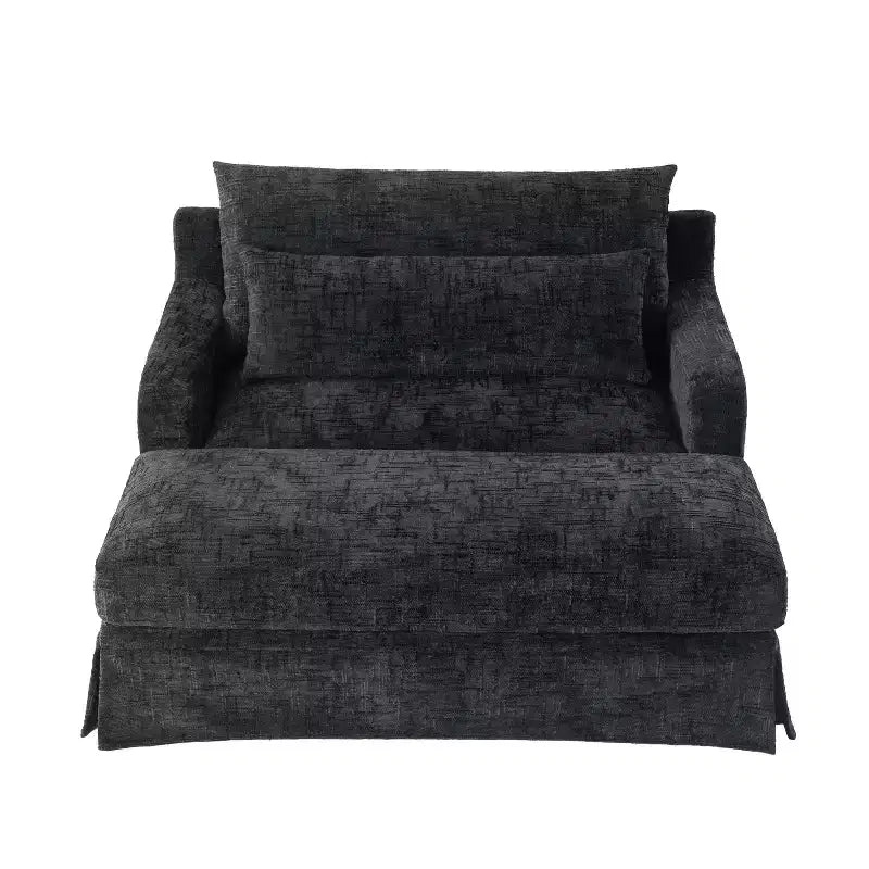 Polibi Extra-Deep Chenille Sofa Bed Chair