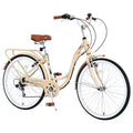 Zeus & Ruta 24-Inch Ladies' Bicycle with 7-Speed and Steel Frame