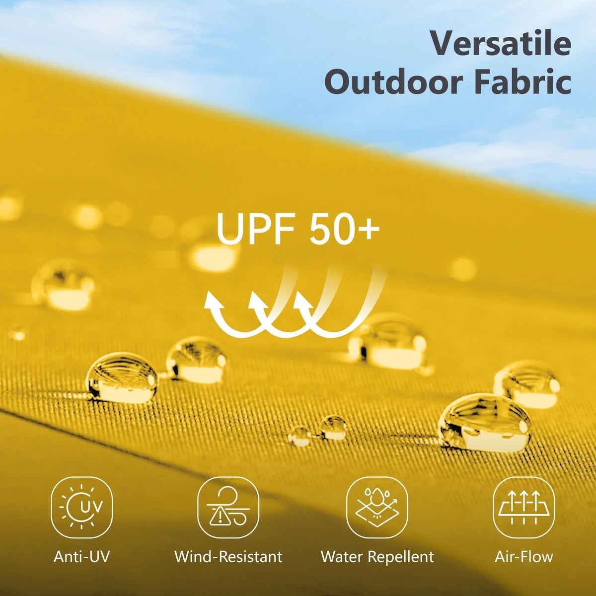 MAISON ARTS dubbele parasol voor terras, 15 ft, extra groot, tweepersoons, inclusief voet