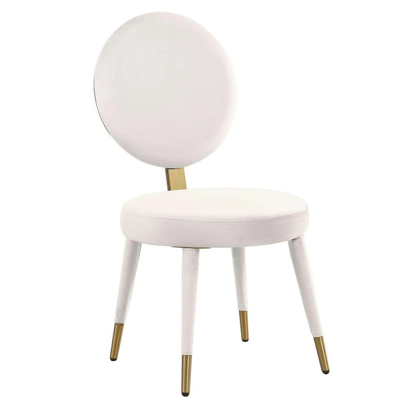 Set Morden Fort moderno e lussuoso composto da tavolo da pranzo rotondo e 4 sedie
