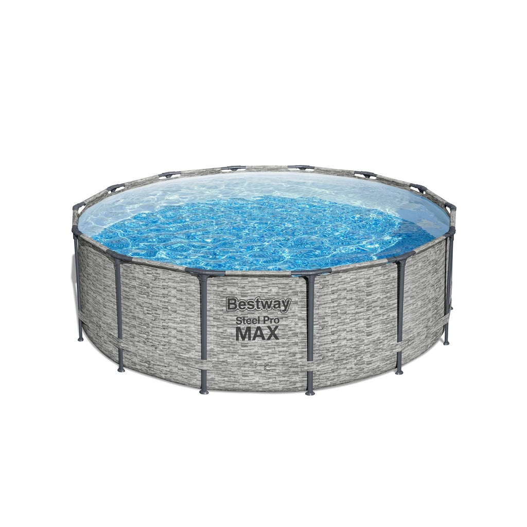 Bestway Steel Pro MAX rond bovengronds zwembad met pomp en afdekzeil