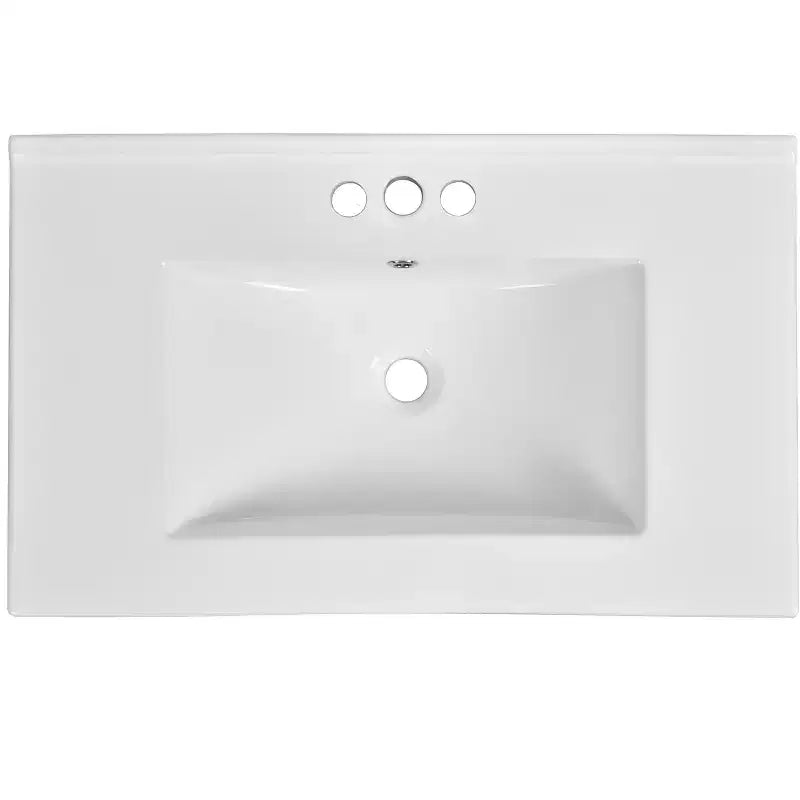 30 Single Sink Bathroom Vanity with Cabinet & 3 Drawers 鈥?Black / Blue / Green / Indigo / White