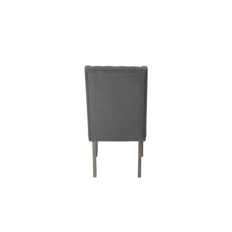 Best Quality Furniture 9-teiliges rustikales ausziehbares graues Esszimmer-Set