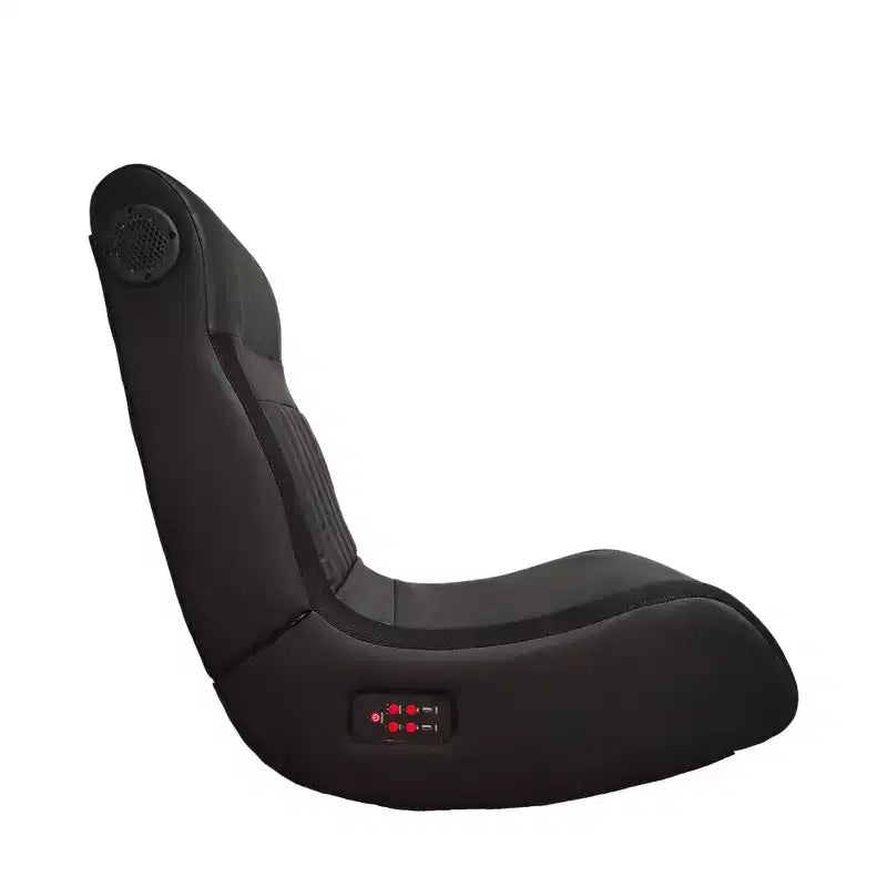 Fauteuil de jeu pliable au sol GDFStudio Claudia avec Bluetooth et massage vibratoire