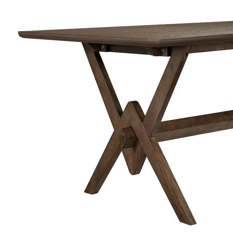 Set da pranzo moderno di metà secolo Christopher Knight Home Simon, 5 pezzi, in legno di caucciù con sedie imbottite in bouclé