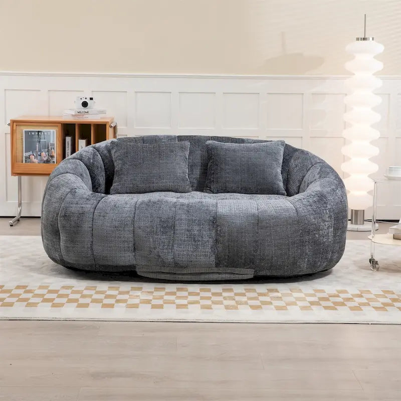 Sitzsack aus Chenille, Relaxsofa