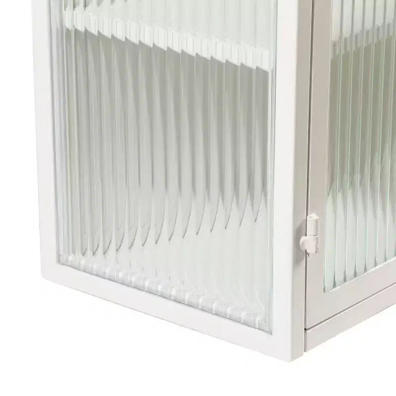 Okak Modern 2-door Wall Cabinet with Featuring 3-tier Storage Glass Doors for Entryway/Dining Room/Living Room/Kitchen