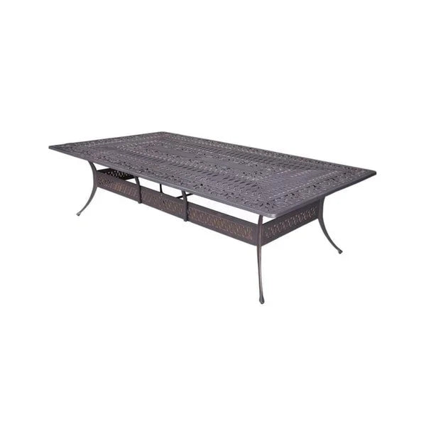 Ensemble repas de 13 pièces en aluminium gris canon de fusil Manasquan par Havenside Home