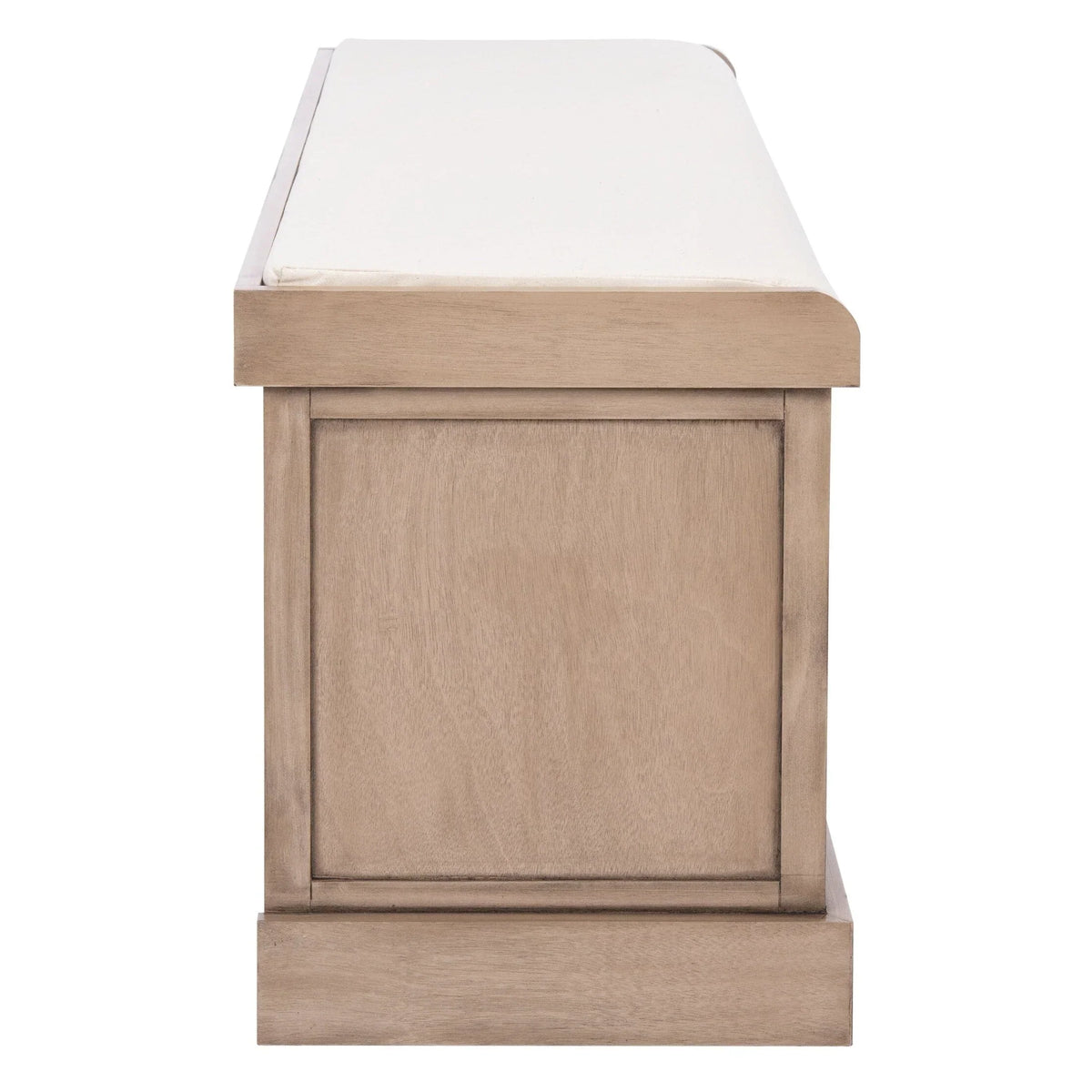 Banco de almacenamiento SAFAVIEH Fiorello con 3 cajones y cojín - 47.3 W x 15 L x 19 H - 47Wx15Dx19H
