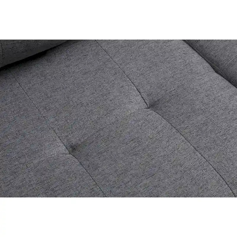 Modulaire hoekbank voor de woonkamer met L-vormige chaise longue en bekerhouder