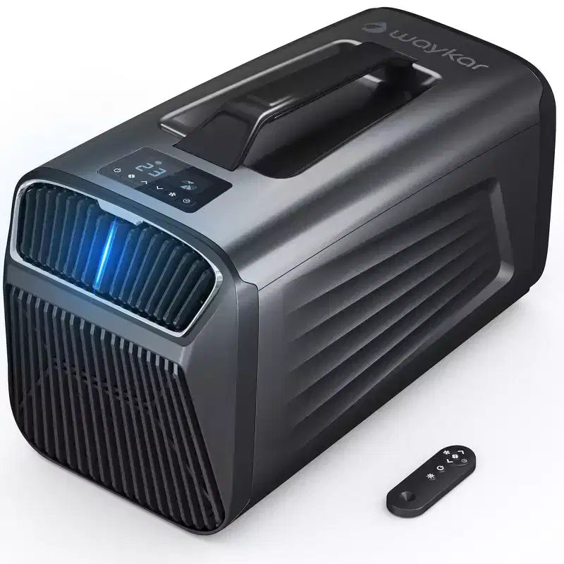 Waykar tragbare Klimaanlage mit 5000 BTU, 3-in-1, mit Entfeuchter und Fernbedienung für Zelt, Camping und Wohnmobil
