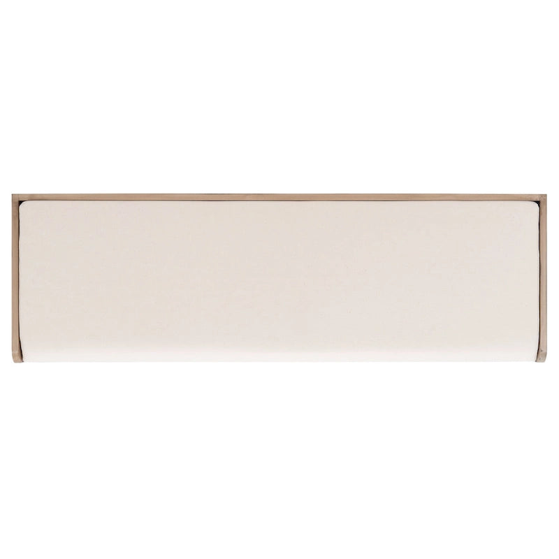 Banc de rangement SAFAVIEH Fiorello à 3 tiroirs avec coussin - 47.3 l x 15 L x 19 H - 47l x 15p x 19h