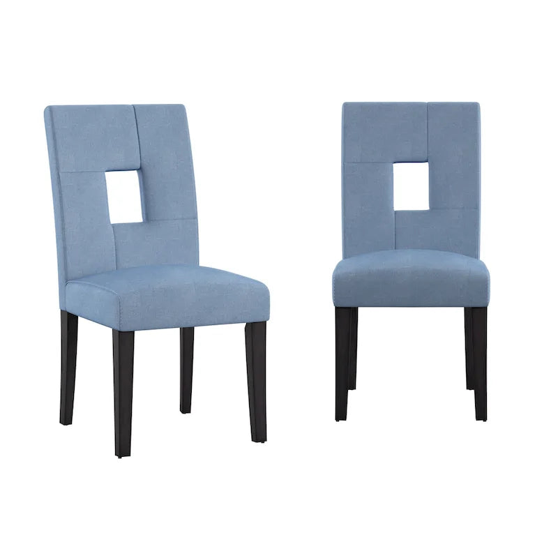 Chaises de salle à manger à dossier en trou de serrure Brda (ensemble de 2) - chaise de salle à manger