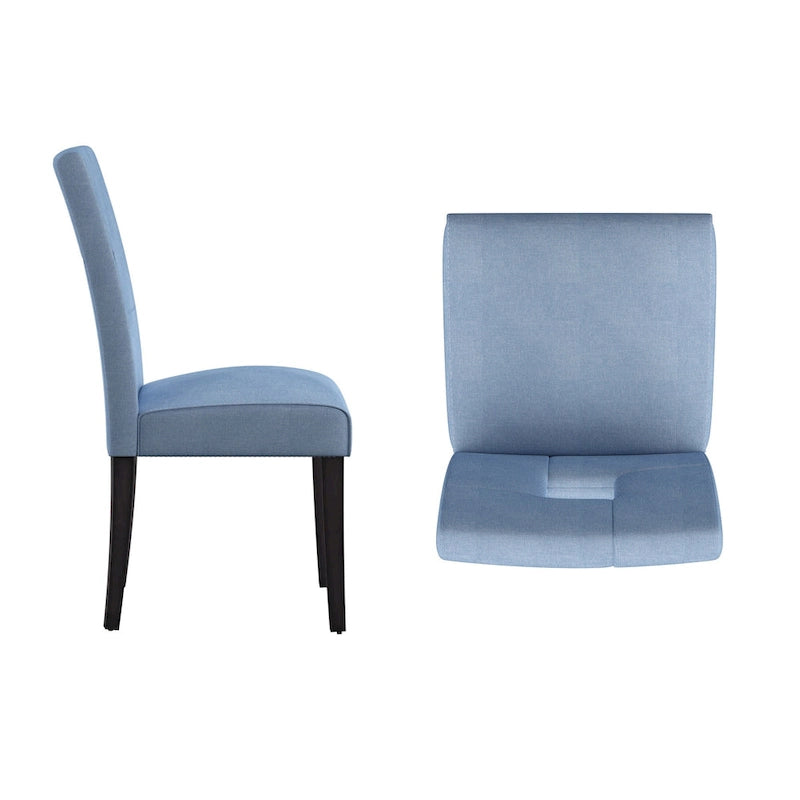 Chaises de salle à manger à dossier en trou de serrure Brda (ensemble de 2) - chaise de salle à manger