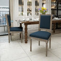 Chaise de salle à manger traditionnelle en tissu Ledger, lot de 2, par Christopher Knight Home