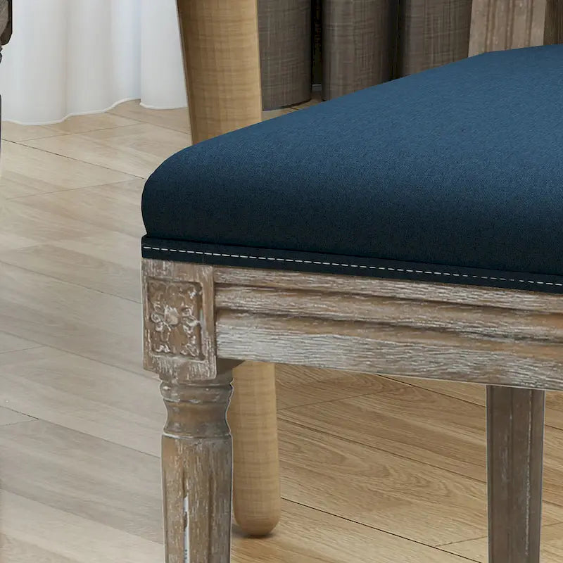 Chaise de salle à manger traditionnelle en tissu Ledger, lot de 2, par Christopher Knight Home