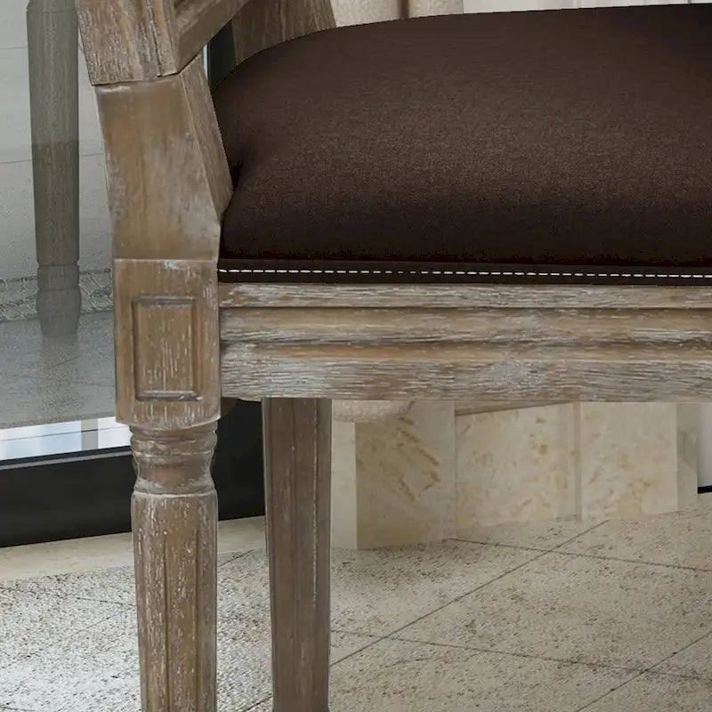 Chaise de salle à manger traditionnelle en tissu Ledger, lot de 2, par Christopher Knight Home