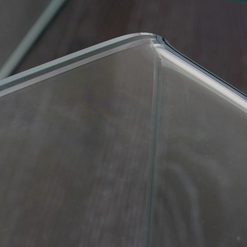 Tables d’appoint en verre transparent Ramona (ensemble de 2) par Christopher Knight Home