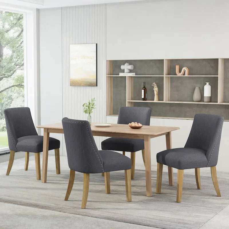 Frances Stoff-Esszimmerstuhl (4er-Set) von Christopher Knight Home