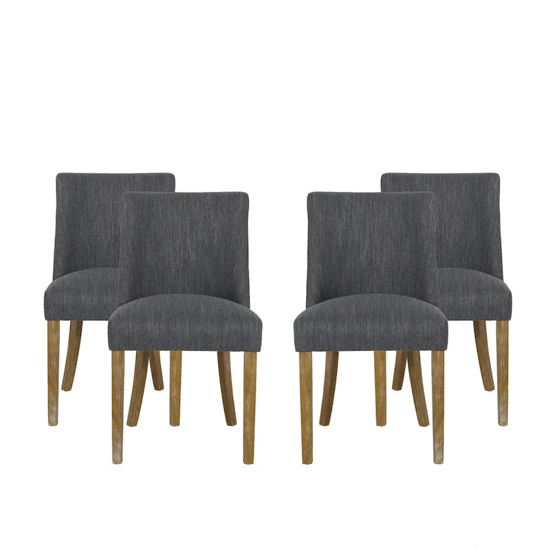 Frances Stoff-Esszimmerstuhl (4er-Set) von Christopher Knight Home
