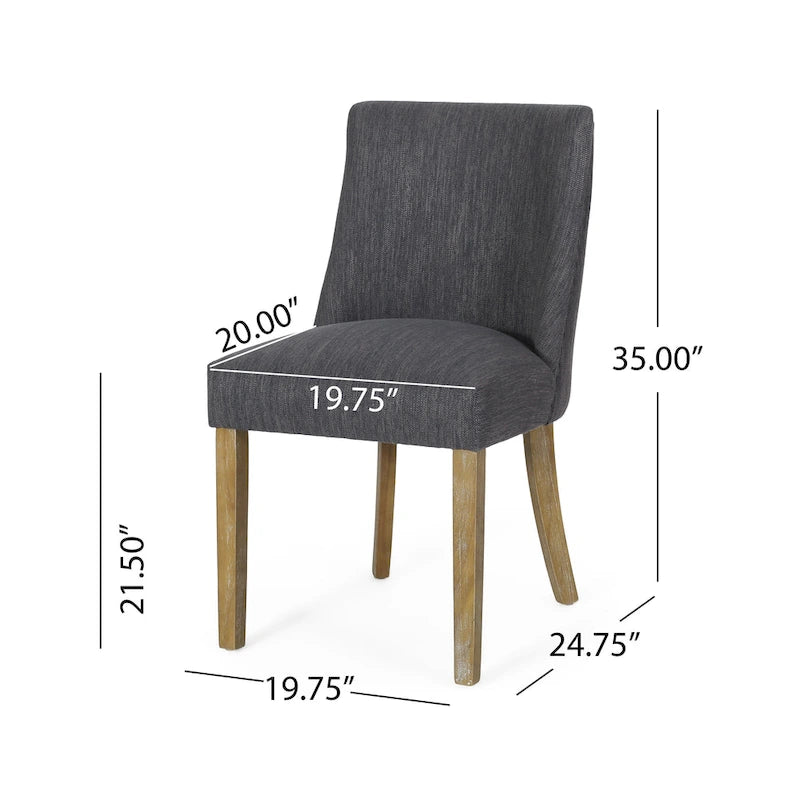 Frances Stoff-Esszimmerstuhl (4er-Set) von Christopher Knight Home