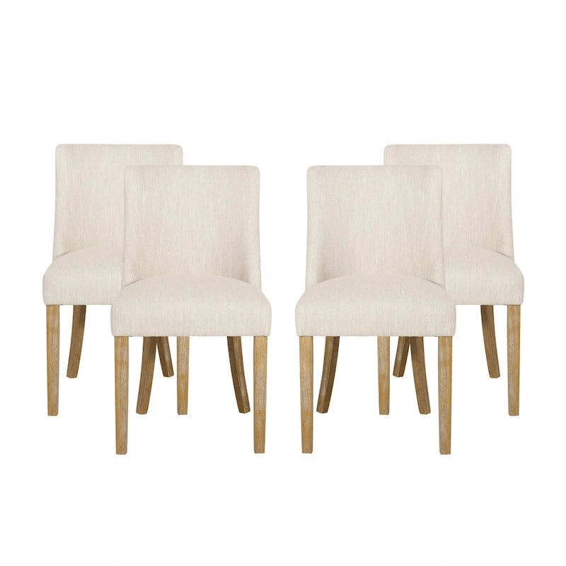 Frances Stoff-Esszimmerstuhl (4er-Set) von Christopher Knight Home