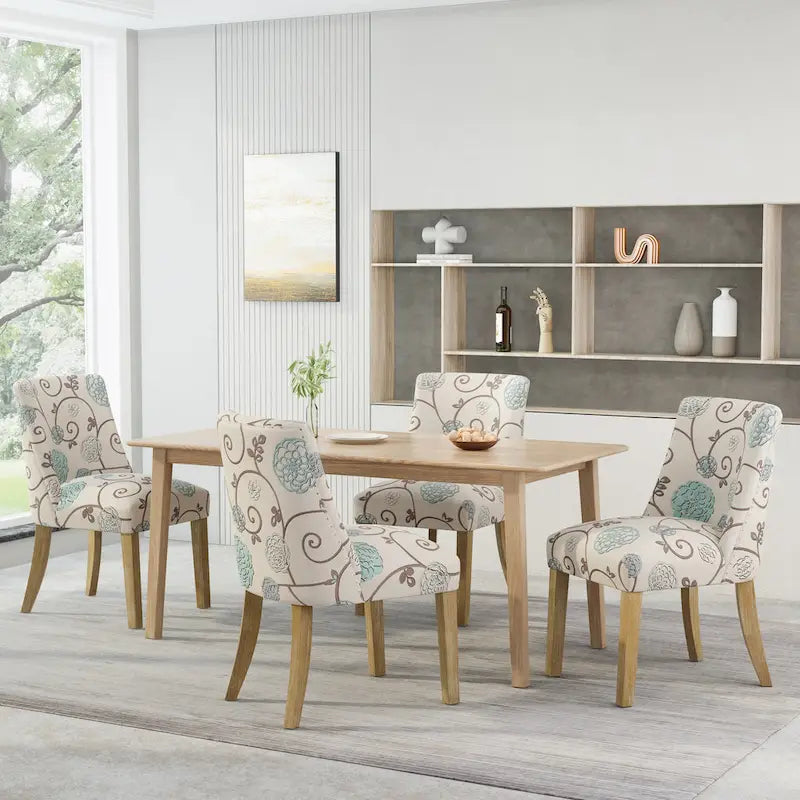 Frances Stoff-Esszimmerstuhl (4er-Set) von Christopher Knight Home