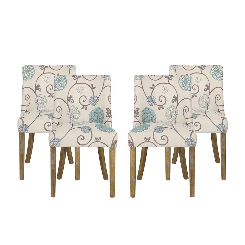 Frances Stoff-Esszimmerstuhl (4er-Set) von Christopher Knight Home