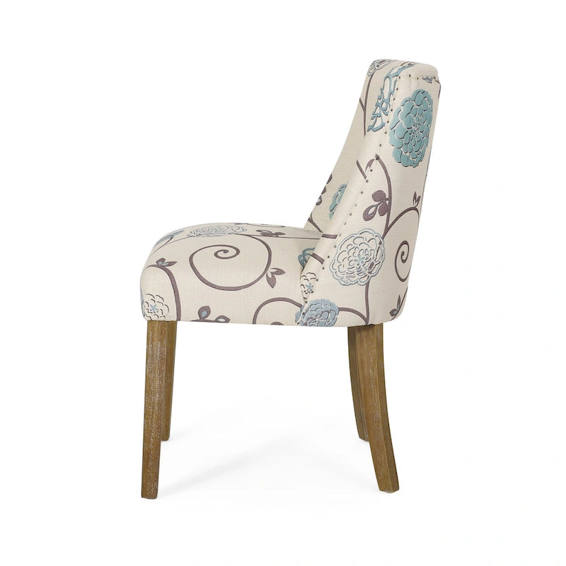 Frances Stoff-Esszimmerstuhl (4er-Set) von Christopher Knight Home