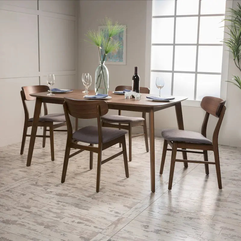 Dimick Mid-Century Modern 5 Piece Dining Set by Christopher Knight Home