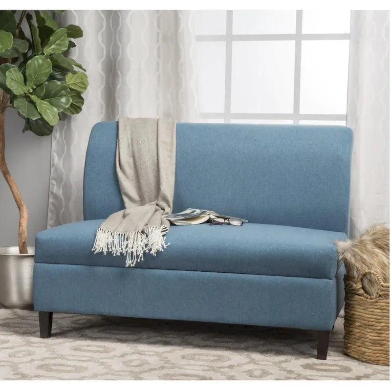 Loveseat de tela con almacenamiento Tovah de Christopher Knight Home