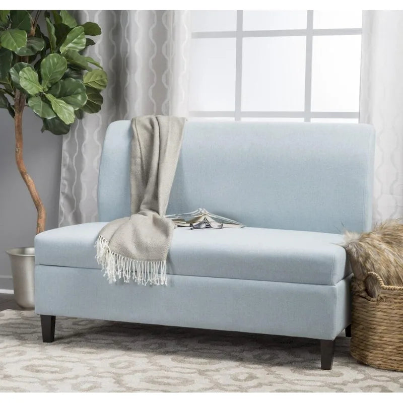 Loveseat de tela con almacenamiento Tovah de Christopher Knight Home